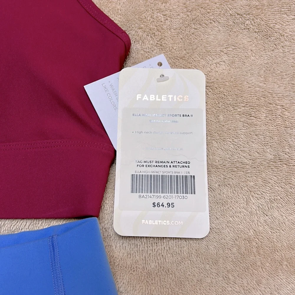 NWT Fabletics Shorts & Sports Bra Set - Picture 9 of 11